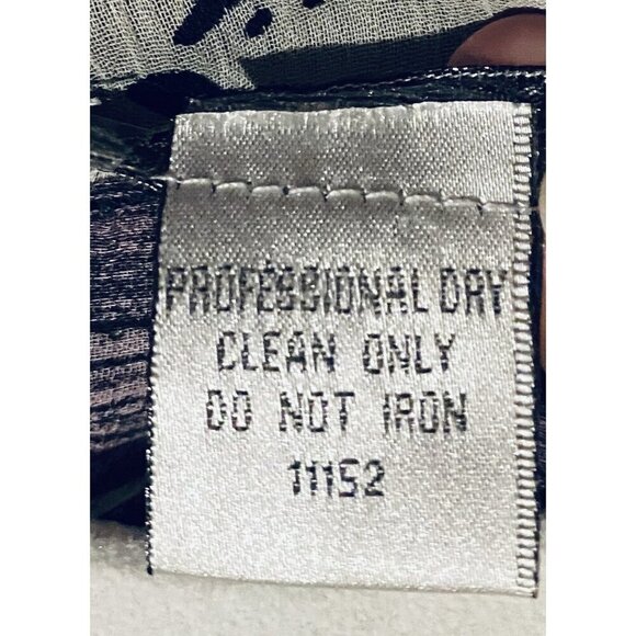 Alberto Makali Top Womens Small Purple Animal Print Knit Chiffon Boho Artsy - Picture 6 of 7